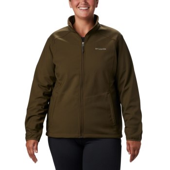 Columbia Ženske Jakne - Kruser Ridge II Softshell Plus Size Maslinasto Zelene | JKTE-89210